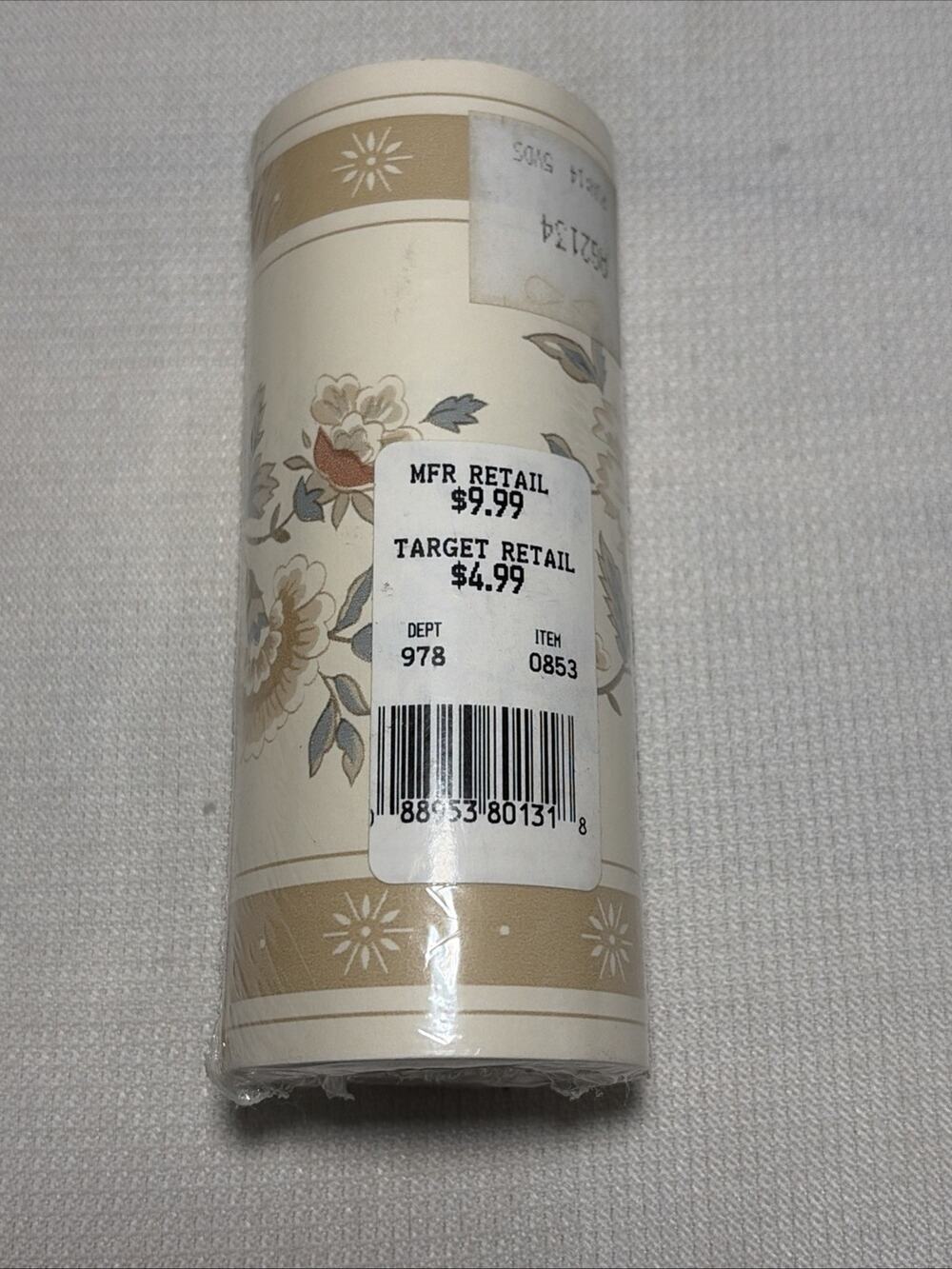 Vintage Target Floral Wallpaper Border AG2134 Run 14 Shabby Cottage 5 Yds NIP